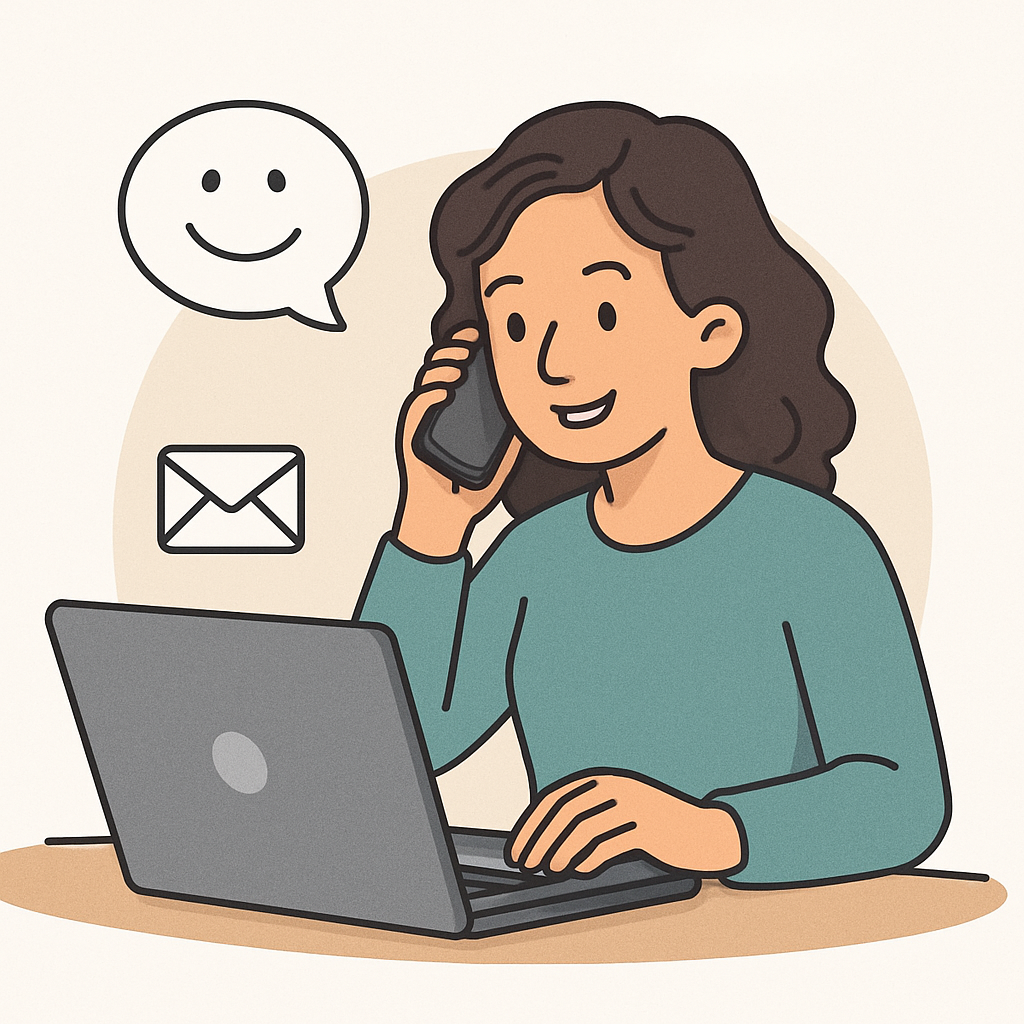 Ilustración de contacto